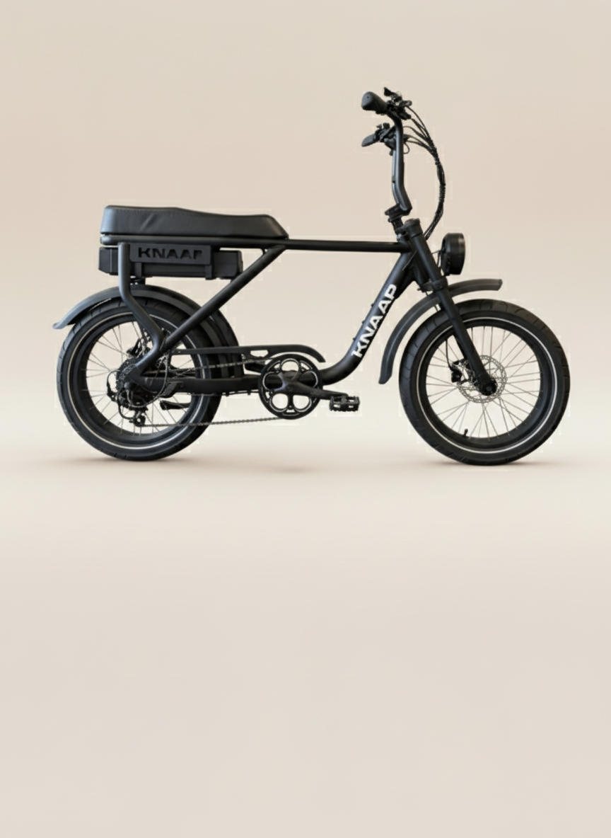 Black KNAAP bike - background replacement