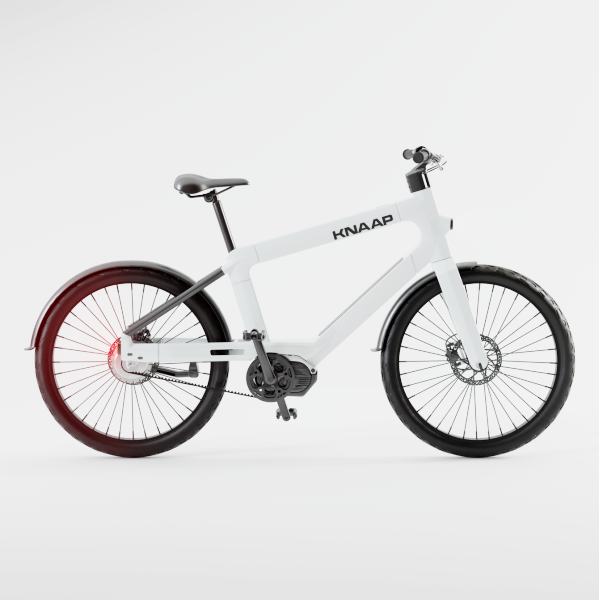 Knaapbikes nyc e-bike in het wit